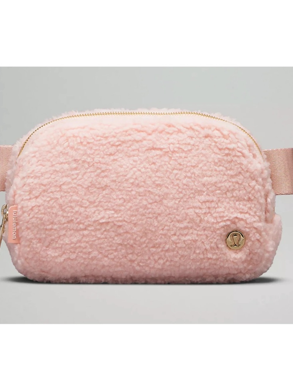 Lululemon Pink Sherpa Belt Bag